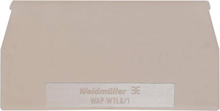 Productafbeelding Weidmüller WAP WTL 6/1 Eindplaat