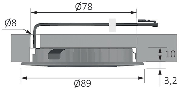Produktbild Halemeier LED Einbauleuchten SuperSpot eco 12 V MultiWhite (449 lm)