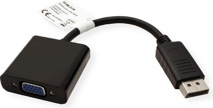 Produktbild Value Adapterkabel DP - VGA ST/BU (VGA, 15 cm)