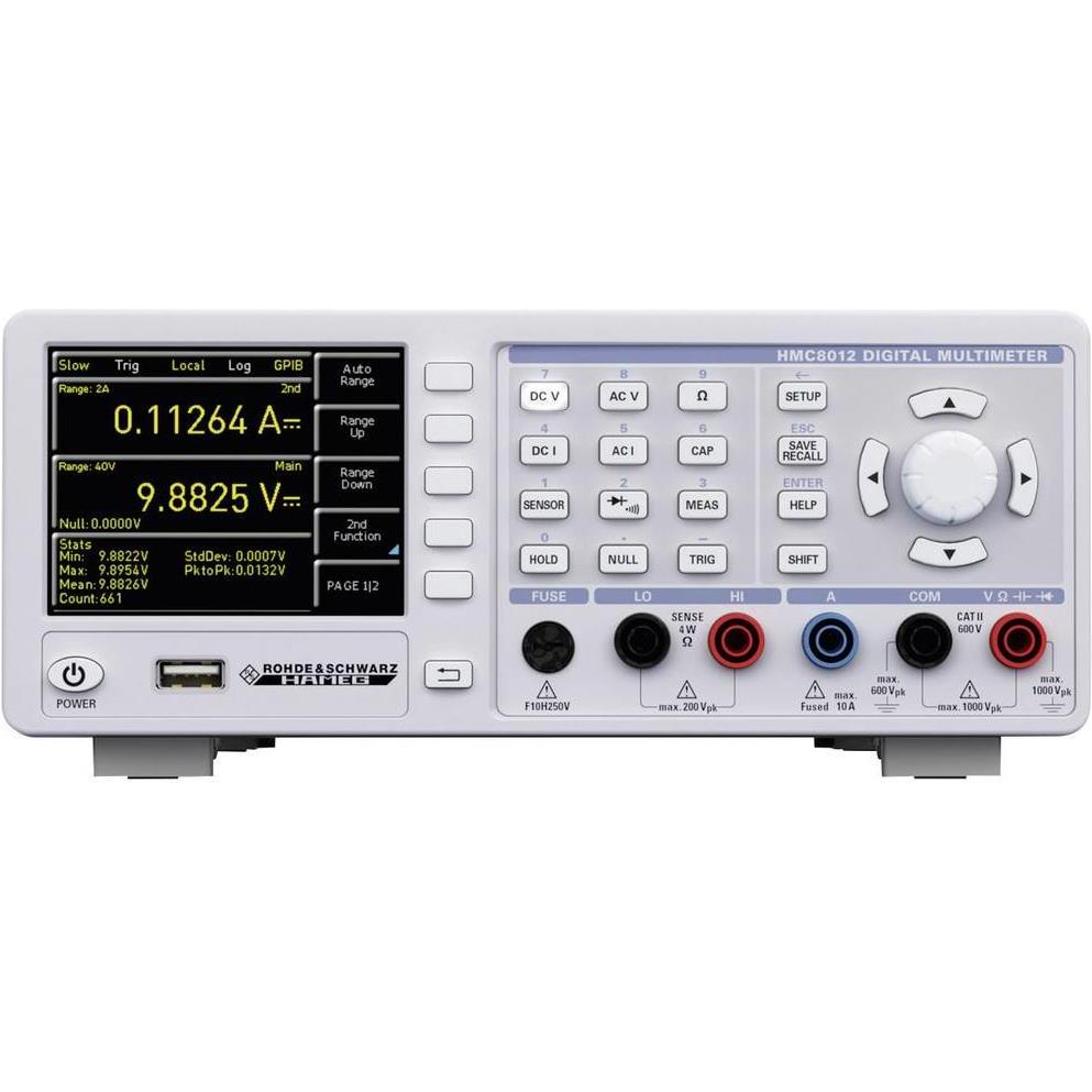 Rohde & Schwarz, Multimeter, HMC8012 IEEE-488 Tisch-Multime (CAT II 600V)