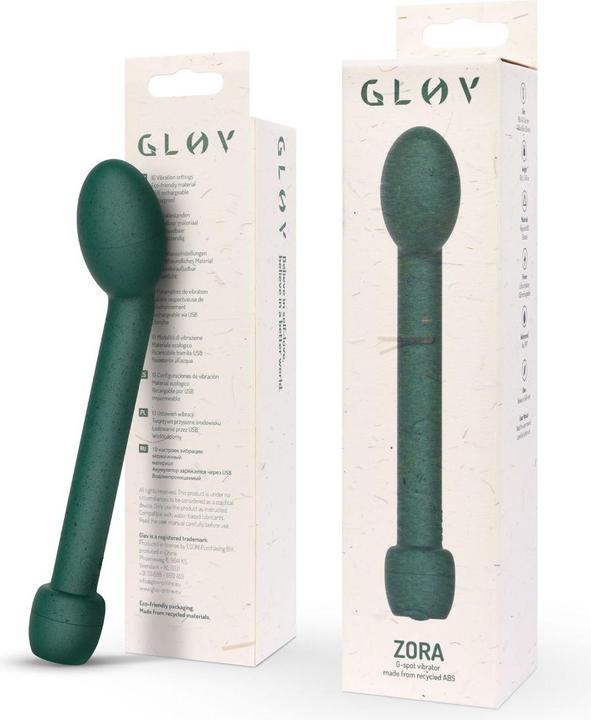 Actual product image Gløv - Zora Eco G-spot Vibrator - Green