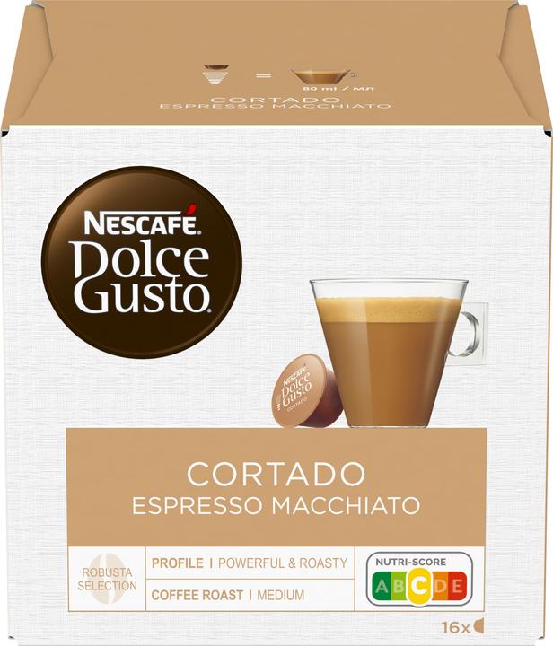 Image du produit Nescafé Dolce Gusto Cortado Espresso Macchiato (16 x Port.)