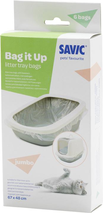 Savic CAT LITTER BAG 6PCS 67X48CM
