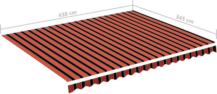 Produktbild vidaXL Ersatz-Markisenstoff (3.50 m)