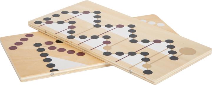 Actual product image small foot Ludo and ladder game "Gold Edition (German)