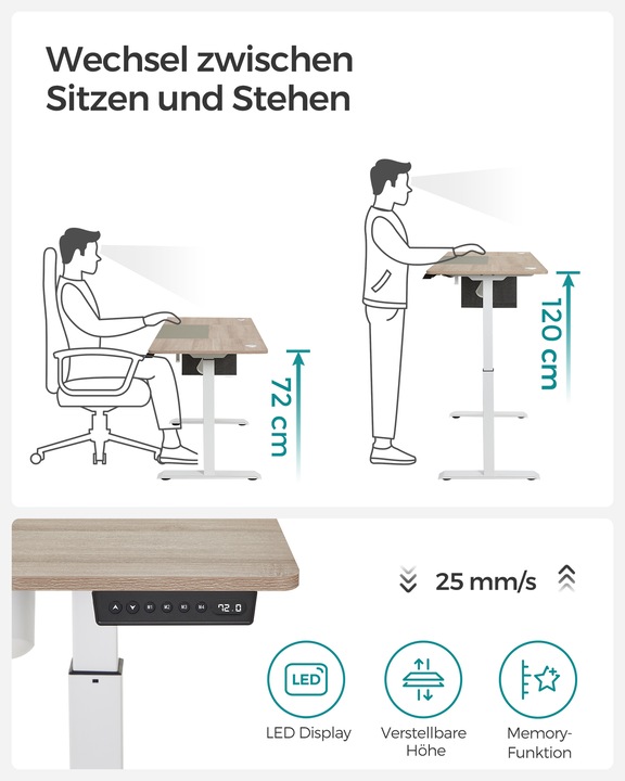 Actual product image Songmics Work (140 x 60 x 120 cm)