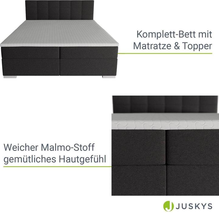 Produktbild Juskys Boxspringbett Seattle (180 x 200 cm)