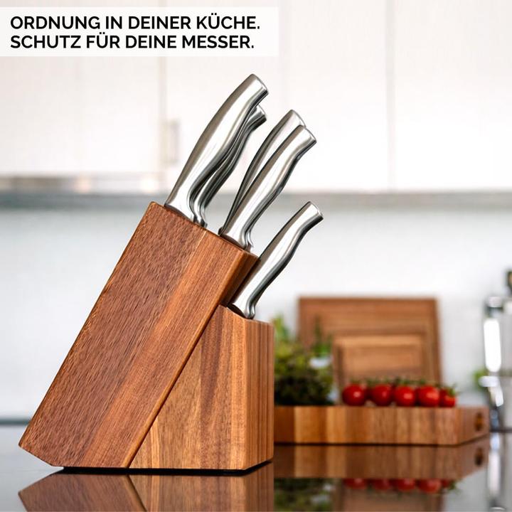 Produktbild Waldland Messerblock mit Antirutsch-Füssen