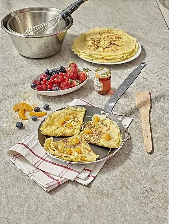 Actual product image de Buyer Choc Resto Induction Crepes Pan Non Stick (26 cm, Crêpe pan, Aluminium)