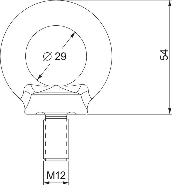 Produktbild Schneider Electric GS Kranöse M12 verzinkt SM NSYSMEB 4Stueck