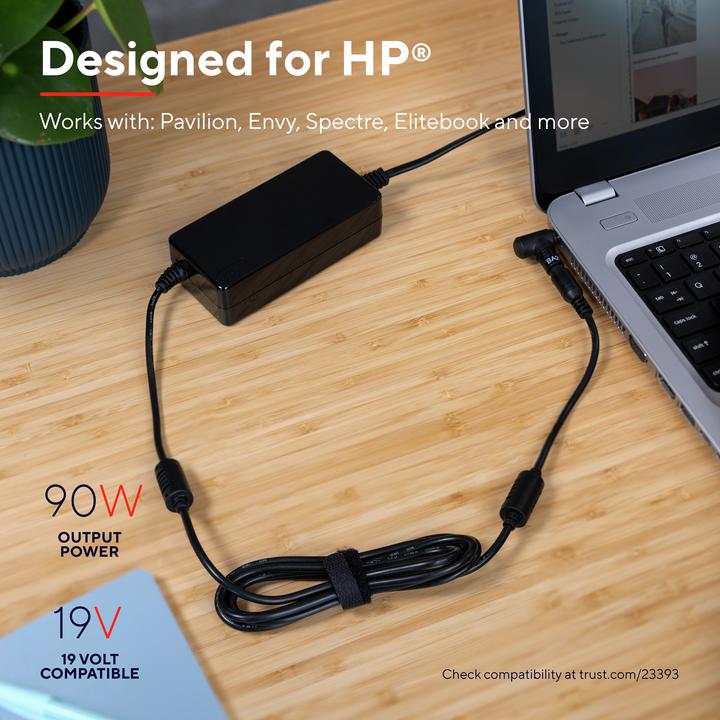 Immagine prodotto Trust Alimentazione 90 W Maxo per notebook HP (90 W)