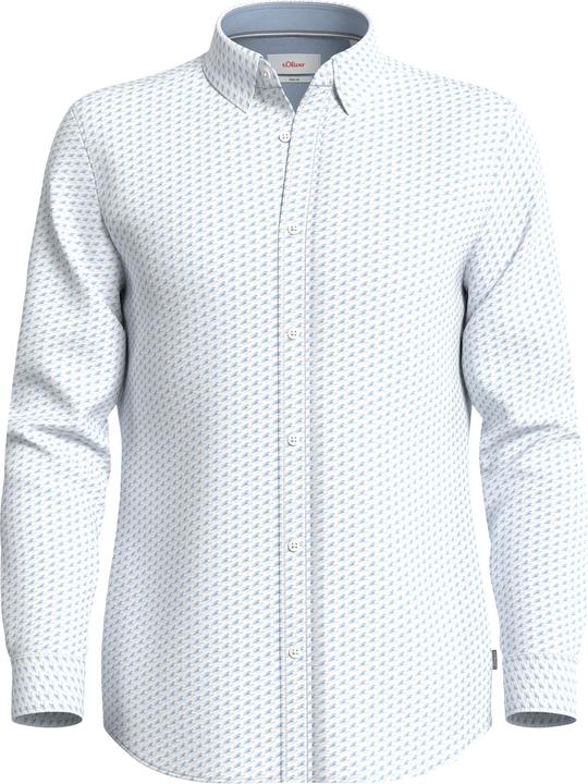 Immagine prodotto s.Oliver Hemd Slim: Langarmhemd aus Baumwollmix (M)