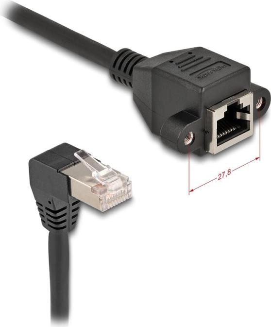 Immagine prodotto Delock Cavo di estensione della rete S/FTP connettore RJ45 (S/FTP, CAT6a, 0.25 m)