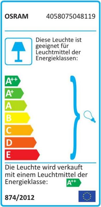 Energie-Label Osram Spot (1200 lm, G9)
