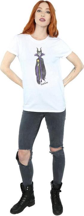 Produktbild Disney Interactive Studios Womens/Ladies Classic Maleficent Cotton Boyfriend T-Shirt (L)