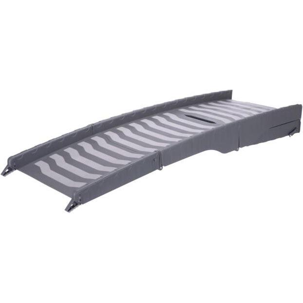TRIXIE Rampe - 39 x 150 cm - Plastique - Repliable en 3 parties - Gris - Pour chien