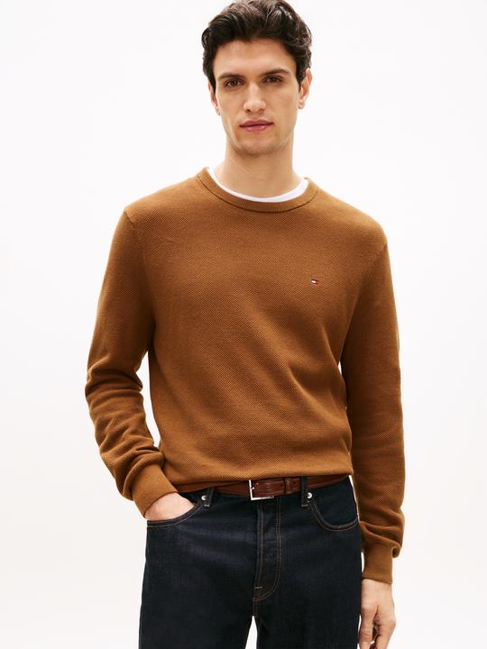 Produktbild Tommy Hilfiger Einfacher Struktur-Crewneck-Pullover (XL)