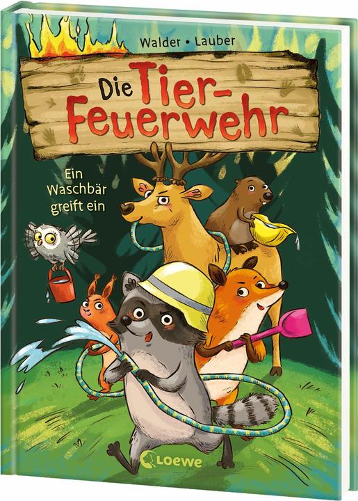 Produktbild Loewe Die Tier-Feuerwehr (Band 1) - Ein Waschbär greift ein (Deutsch, Larisa Lauber, Vanessa Walder, 2025)