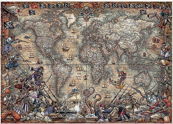 Immagine prodotto Educa Pirates Map (2000 pezzi)