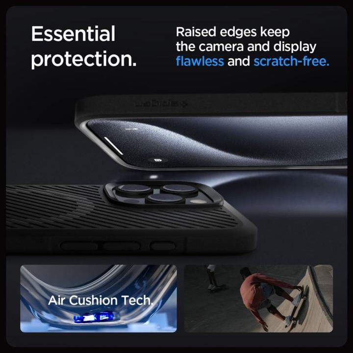 Actual product image Spigen Core Armor Mag Magsafe case for iPhone 16 Pro Max 6,9" matte black (Apple iPhone 16 Pro Max)