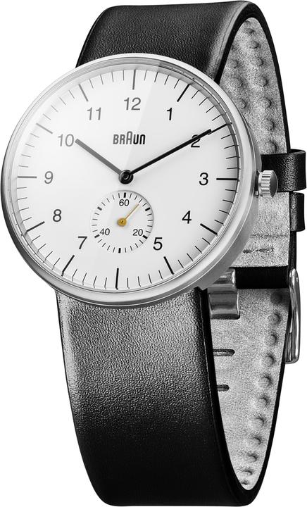 Braun Orologio Cronografo al Quarzo Uomo con Cinturino in Pelle BN0024WHBKG