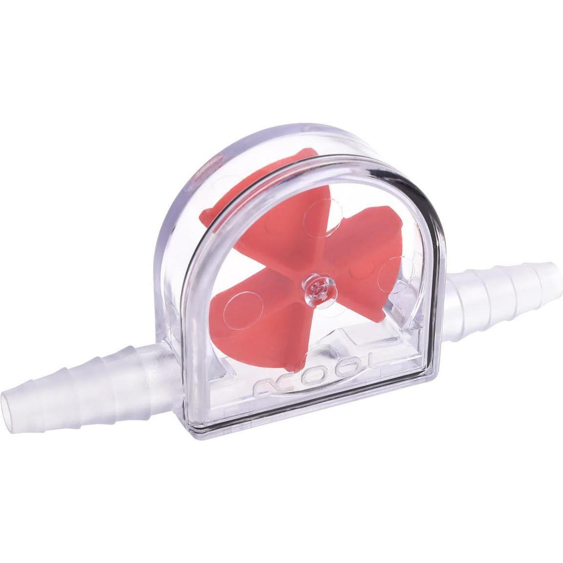 Alphacool Eisfluegel Durchflussanzeiger Rot 6-11mm - Acryl, Wasserkühlung Überwachung, Rot
