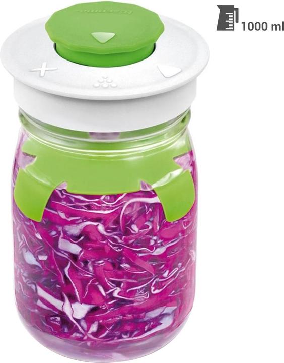 Produktbild Tescoma 3er-Set Fermentierglas mit Entlüftungsventil (3 Stk., 1 l)