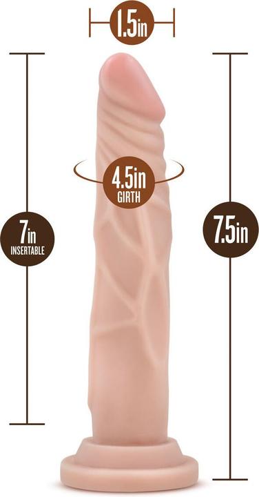 Actual product image Blush Dr. Skin â Realistischer Dildo mit Saugnapf â Beige