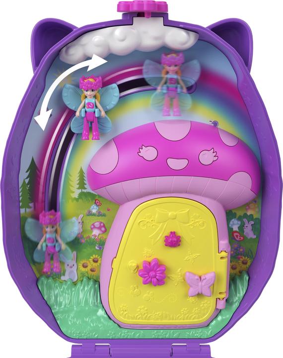 Actual product image Polly Pocket hedgehog mum & baby casket