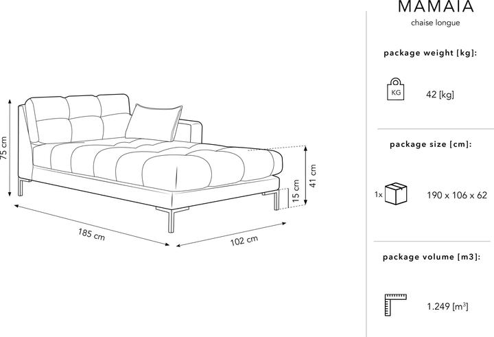 Immagine prodotto Micadoni Mamaia (Recamiere)