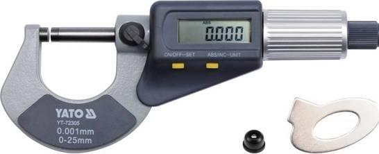 Yato Mikrometer mit Digitalanzeige YT-72305 - 0-25 mm