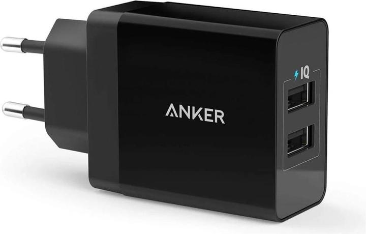 Produktbild Anker 24W 2-Port USB Charger Black (24 W)