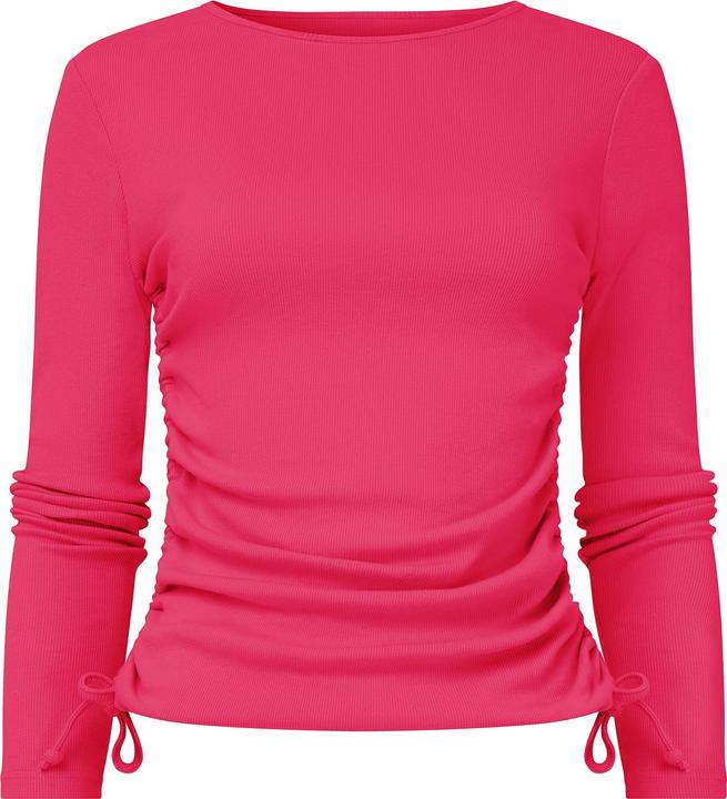 Actual product image Joe Browns Rouched Tie Side Ribbed Long Sleeve Top (46)