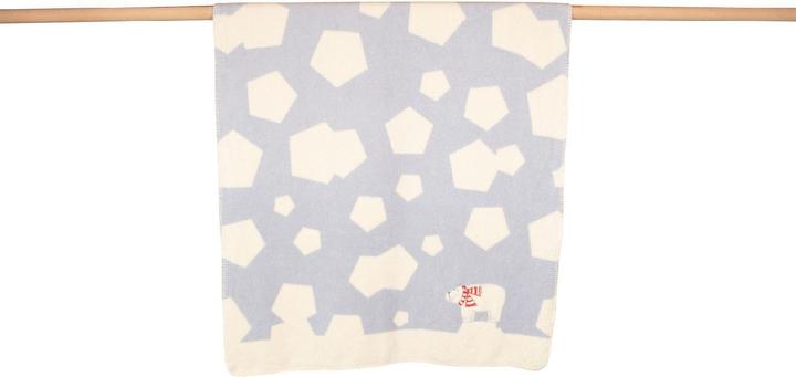 Actual product image David Fussenegger Fussenegger MILA baby and sleeping blanket, polar bear with embroidery