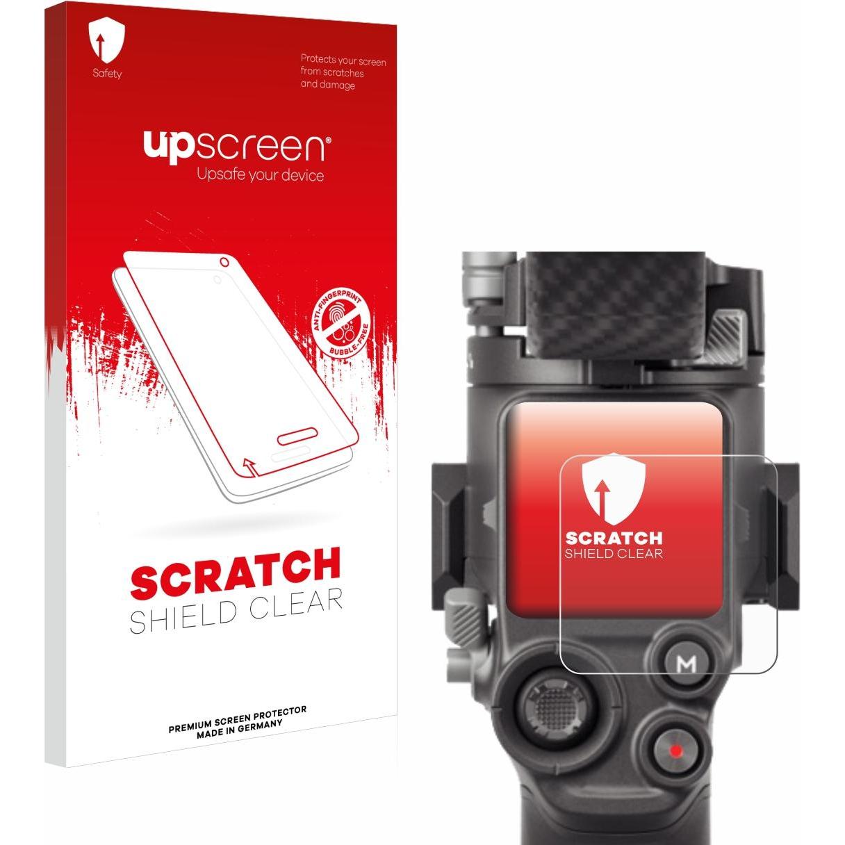 upscreen Schutzfolie Displayschutz Displayschutzfolie Folie Klar Transparent (RS 4 Pro), Action Cam Zubehör, Transparent
