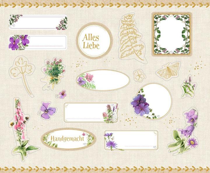 Produktbild Stickerbuch Sticker und Etiketten - Zum Dekorieren und Verzieren