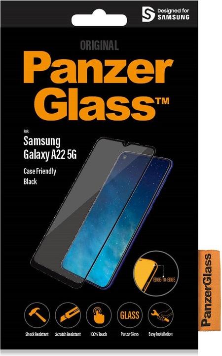 Actual product image PanzerGlass Case Friendly (1 Piece, Samsung Galaxy A22 5G)