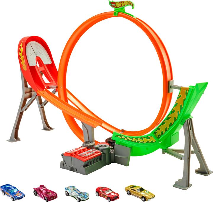 Immagine prodotto HOT Wheels Action Powershift Raceway include 5 auto - Racebaan