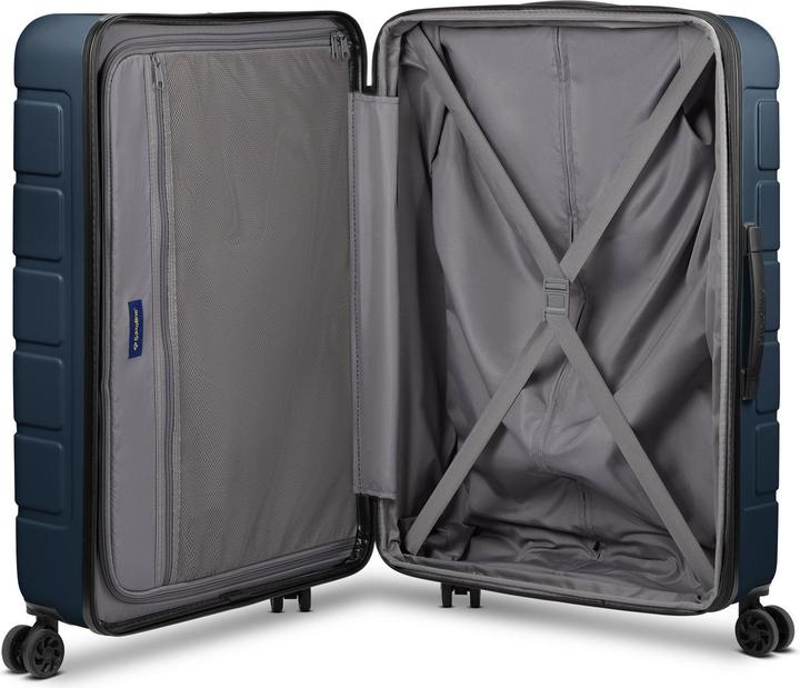 Produktbild Saxoline Miami 4 Rollen Kofferset 2-teilig mit Dehnfalte (137 l)