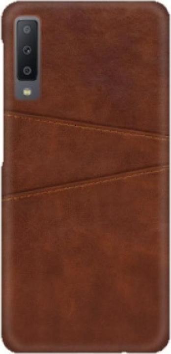 Produktbild Screenguard Samsung Galaxy A50 CardCaddy Leder Backcase mit Kartenfächern (Samsung Galaxy A50)