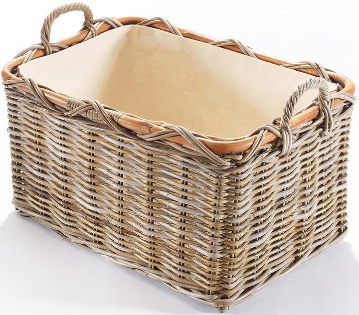 Kobolo Holzkorb für Kaminholz (57 x 41 x 38 cm)