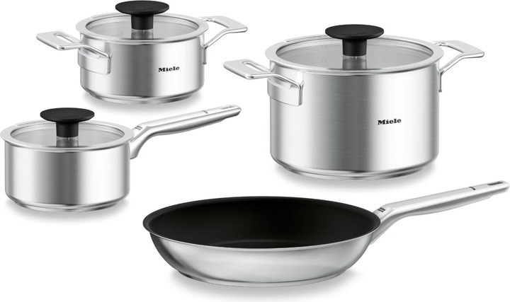 Produktbild Miele KMTS 5704-3 (Pfannenset + Topfset, Edelstahl)