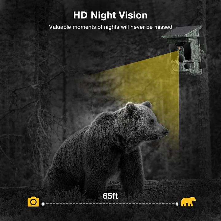 Image du produit Voopeak Wildkamera TC08 mit Solar