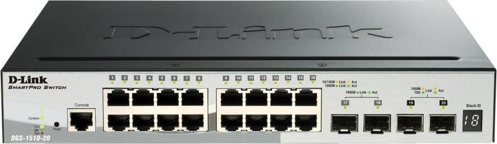 Actual product image D-Link DGS-1510-20 Network Switch (20 ports)