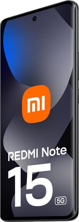 Actual product image Xiaomi Redmi Note 15 (512 GB, Black, 6.77", Hybrid Dual SIM, 5G)