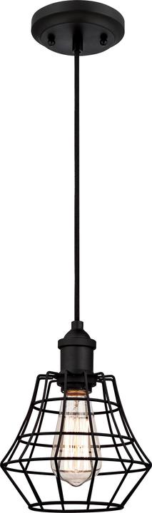 Image du produit Westinghouse Suspension Nathan noir mat avec 1 lampe (E27)