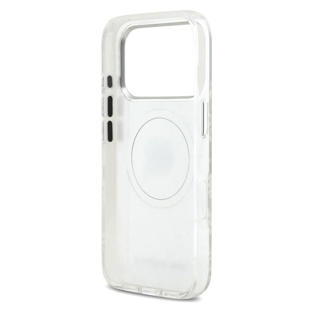 Karl Lagerfeld - Iml MagSafe (KLHMP17LHMKBKHOG) - IPhone 17 Pro - White Karl's Head (Apple IPhone 17 Pro), Smartphone Hülle, Grau