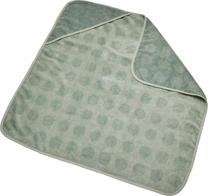 Image du produit Leander serviette verte à capuche (80 x 80 cm)