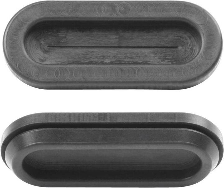 PB Fastener 1028-01 Kabeldurchführung Langloch Klemm-Ø (max.) 26.6 mm PVC Schwarz 1 St. (Kabeldurchlass, 3.50 cm)