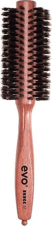 Evo Bruce Natural Radial Hair Brush - Bristle Brush for Styling and Polishing
